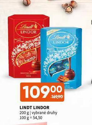 Terno Lindt lindor nabídka