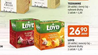 Terno Loyd ovocný čaj nabídka