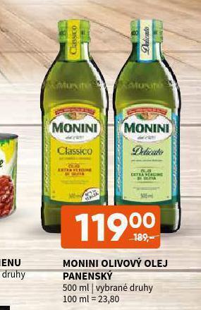 Terno Monini olivový olej nabídka