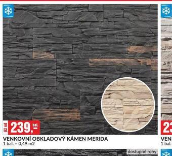 Baumax Venkovní obkladový kámen merida nabídka