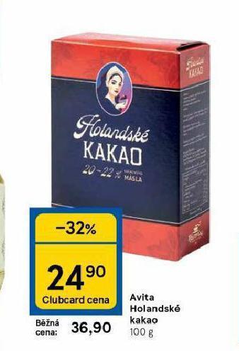 Tesco Avita holandské kakao nabídka