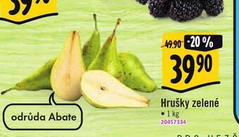 Hrušky zelené