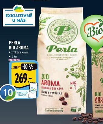Jip Perla bio aroma zrnková káva nabídka