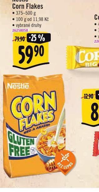 Jip Nestlé corn flakes nabídka