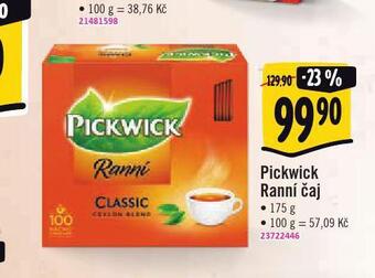 Jip Pickwick ranní čaj nabídka