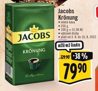 Jip Jacobs krönung mletá káva nabídka