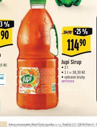 Jip Jupí sirup nabídka