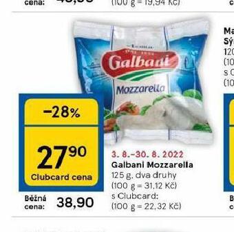 Tesco Mozzarella nabídka