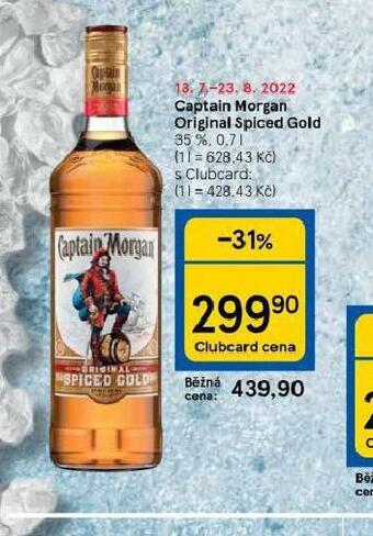 Tesco Captain morgan original spiced gold nabídka