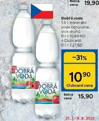 Tesco Dobrá voda nabídka