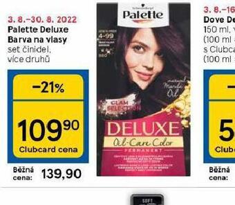 Tesco Palette deluxe barva na vlasy nabídka