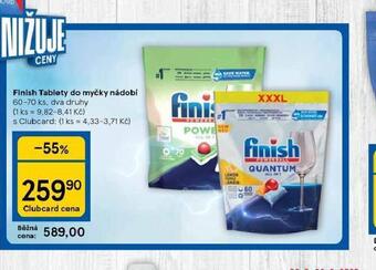 Tesco Finish tablety do myčky nabídka