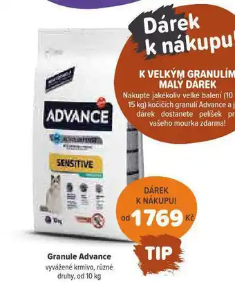 Granule advance pro kočky