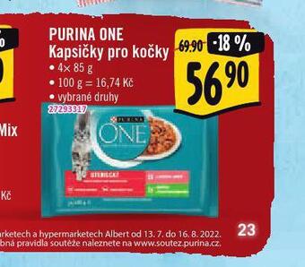 Jip Purina one kapsičky pro kočky nabídka