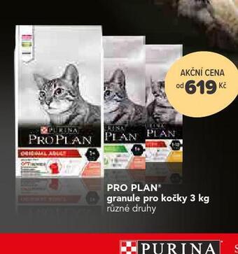 Pet Center Pro plan granule pro kočky nabídka