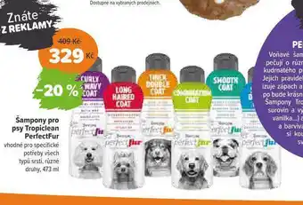 Pet Center Šampony pro psy tropiclean perfectfur nabídka