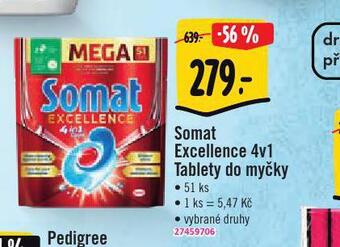Jip Somat excellence 4v1 tablety do myčky nabídka