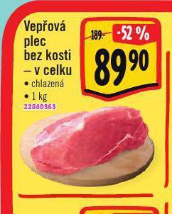 Albert Vepřová plec bez kosti nabídka