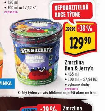 Albert Zmrzlina ben & jerry's nabídka