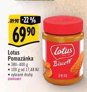 Albert Lotus pomazánka nabídka