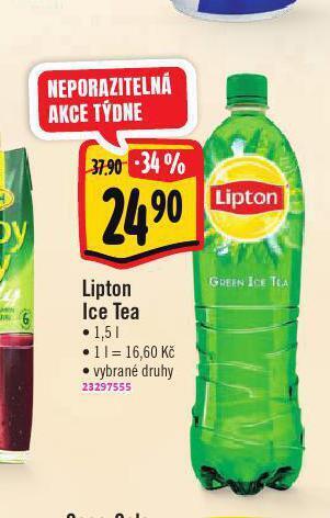 Albert Lipton ice tea nabídka