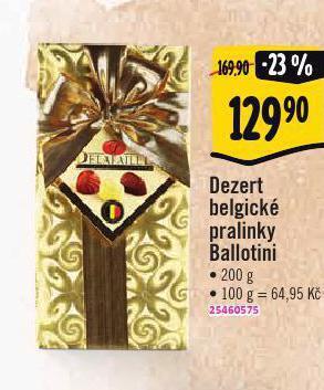 Albert Dezert belgické pralinky ballotin nabídka
