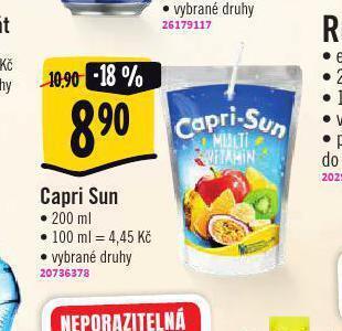 Albert Capri sun nabídka