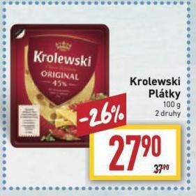 Billa Krolewski sýr nabídka