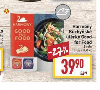 Billa Harmony kuchyňské utěrky nabídka