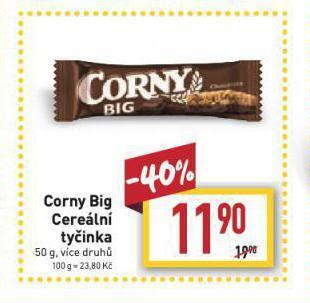 Billa Corny big cereální tyčinka nabídka