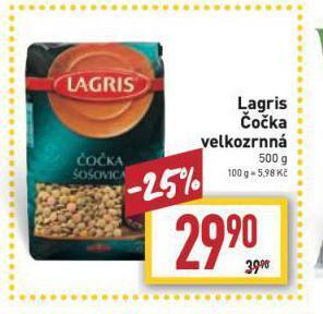 Billa Lagris čočka nabídka