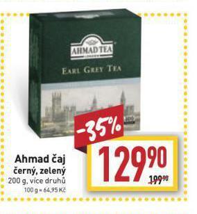 Billa Ahmad čaj nabídka