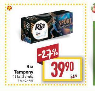 Billa Ria tampony nabídka