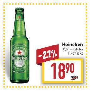 Billa Pivo heineken nabídka