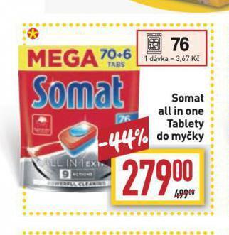 Billa Somat tablety do myčky nabídka