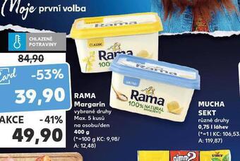 Kaufland Rama margarín nabídka