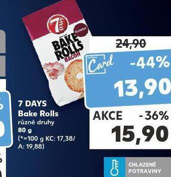 Kaufland 7days bake rolls nabídka