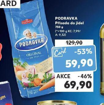 Kaufland Podravka přísada do jídel nabídka