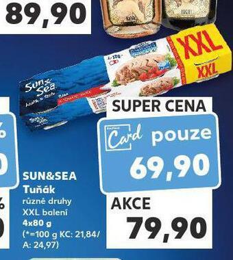 Kaufland Sun & sea tuňák nabídka