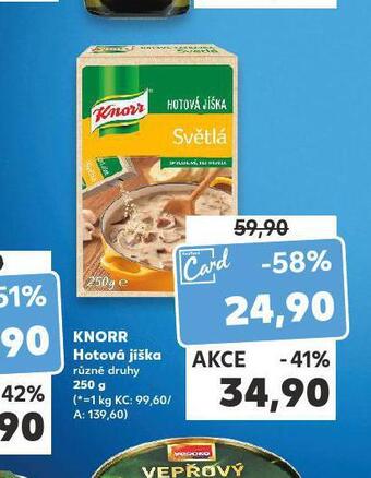 Kaufland Knorr hotová jíška nabídka