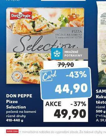 Kaufland Don peppe pizza selection nabídka