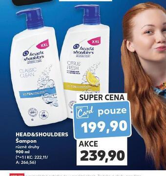 Kaufland Head&shoulders šampon nabídka