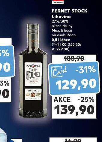 Fernet stock