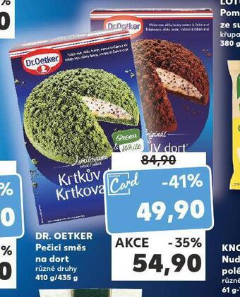 Kaufland Dr. oetker pečící směs na dort nabídka