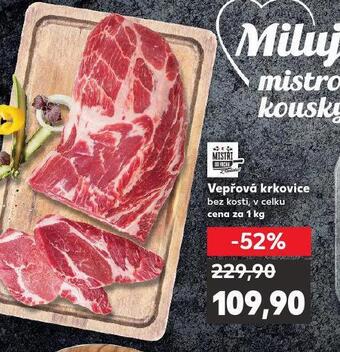 Kaufland Vepřová krkovice bez kosti nabídka