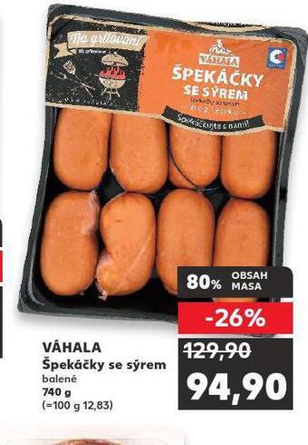 Kaufland Špekáčky se sýrem nabídka