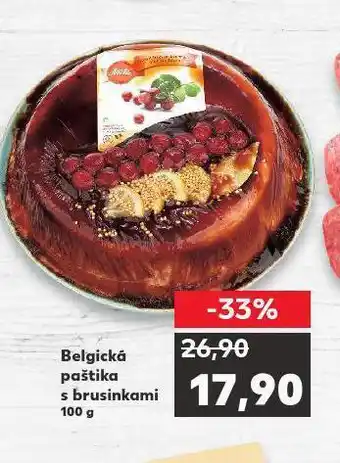 Kaufland Belgická paštika s brusinkami nabídka