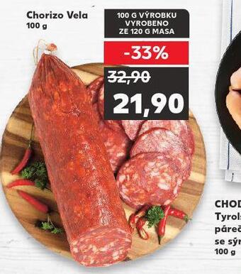 Kaufland Chorizo vela nabídka