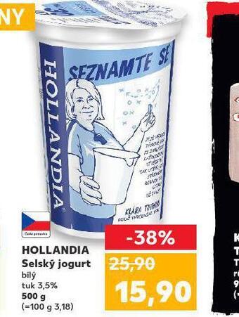 Kaufland Hollandia selský jogurt nabídka