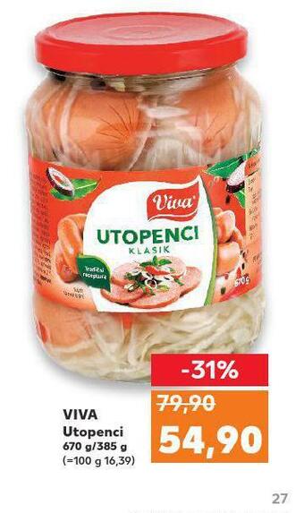 Kaufland Viva utopenci nabídka